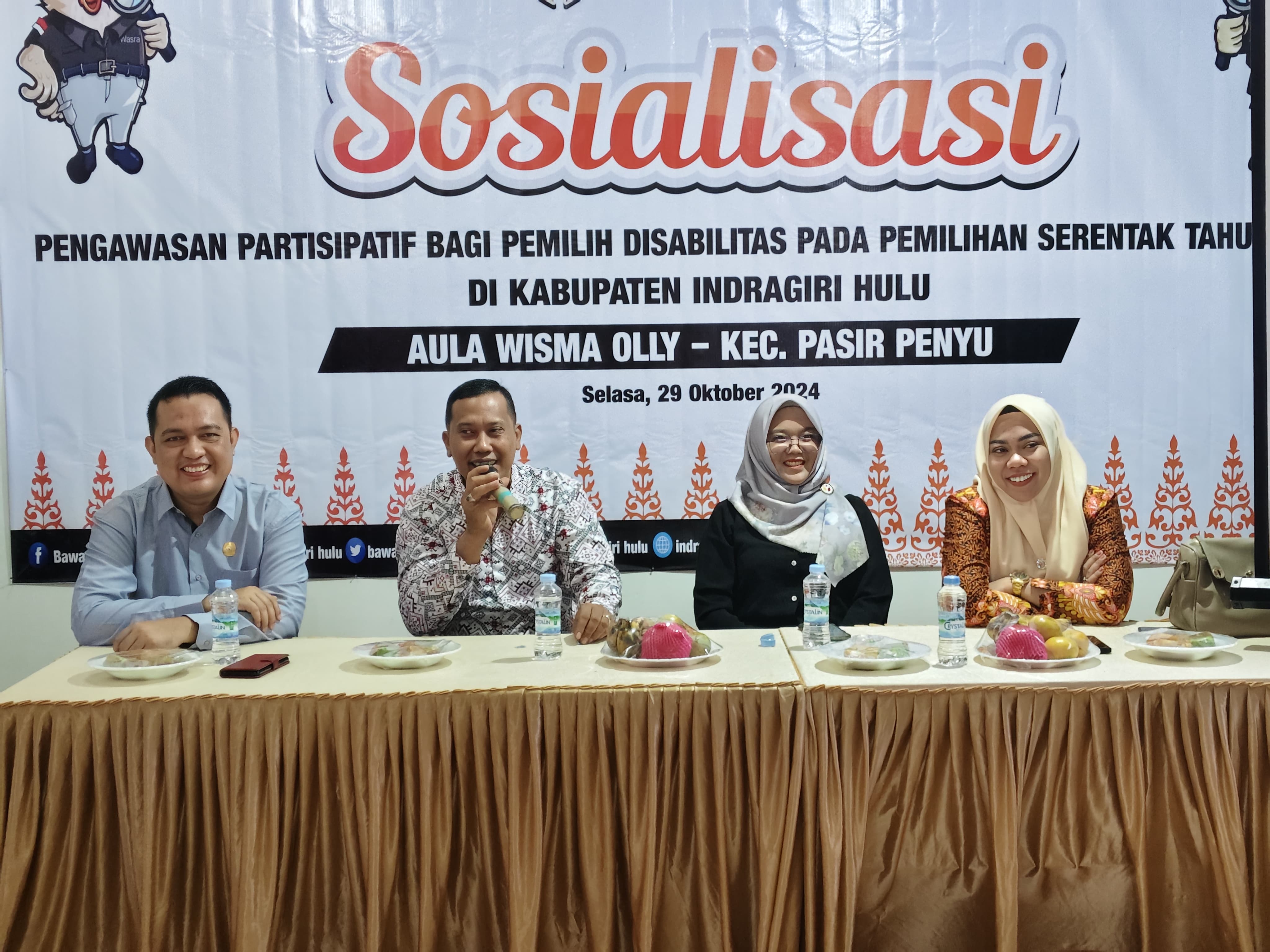 Kegiatan Sosialisasi Pengawasan Partisipatif bagi Pemilih disabilitas