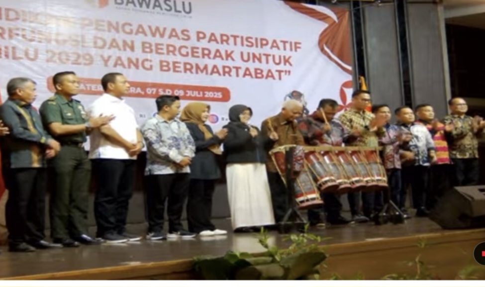 Prosesi Pembukaan Pendidikan Pengawasan Partisipatif Bawaslu RI di Kota Medan 