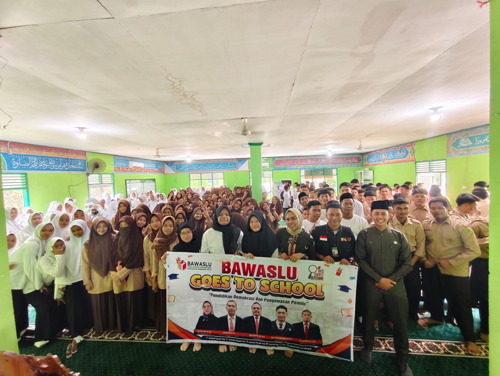 Bawaslu INHU Gelar Sosialisasi Kelembagaan di MAN 1 Indragiri Hulu