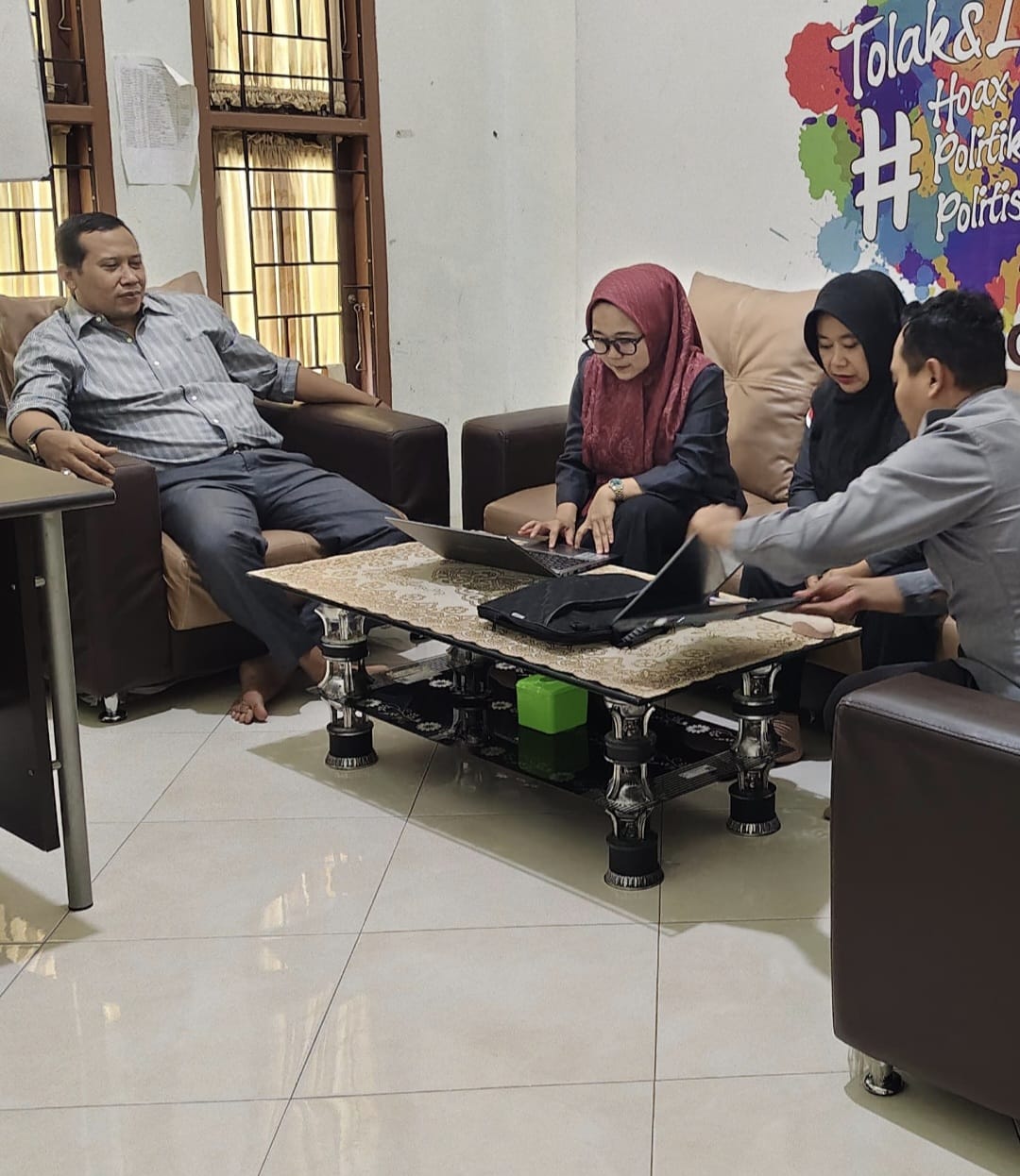 Anggota Bawaslu INHU Said M Affandi Pada saat Rapat Evaluasi Rekrutmen Pendidikan Pengawas Partisipatif (P2P) 2026
