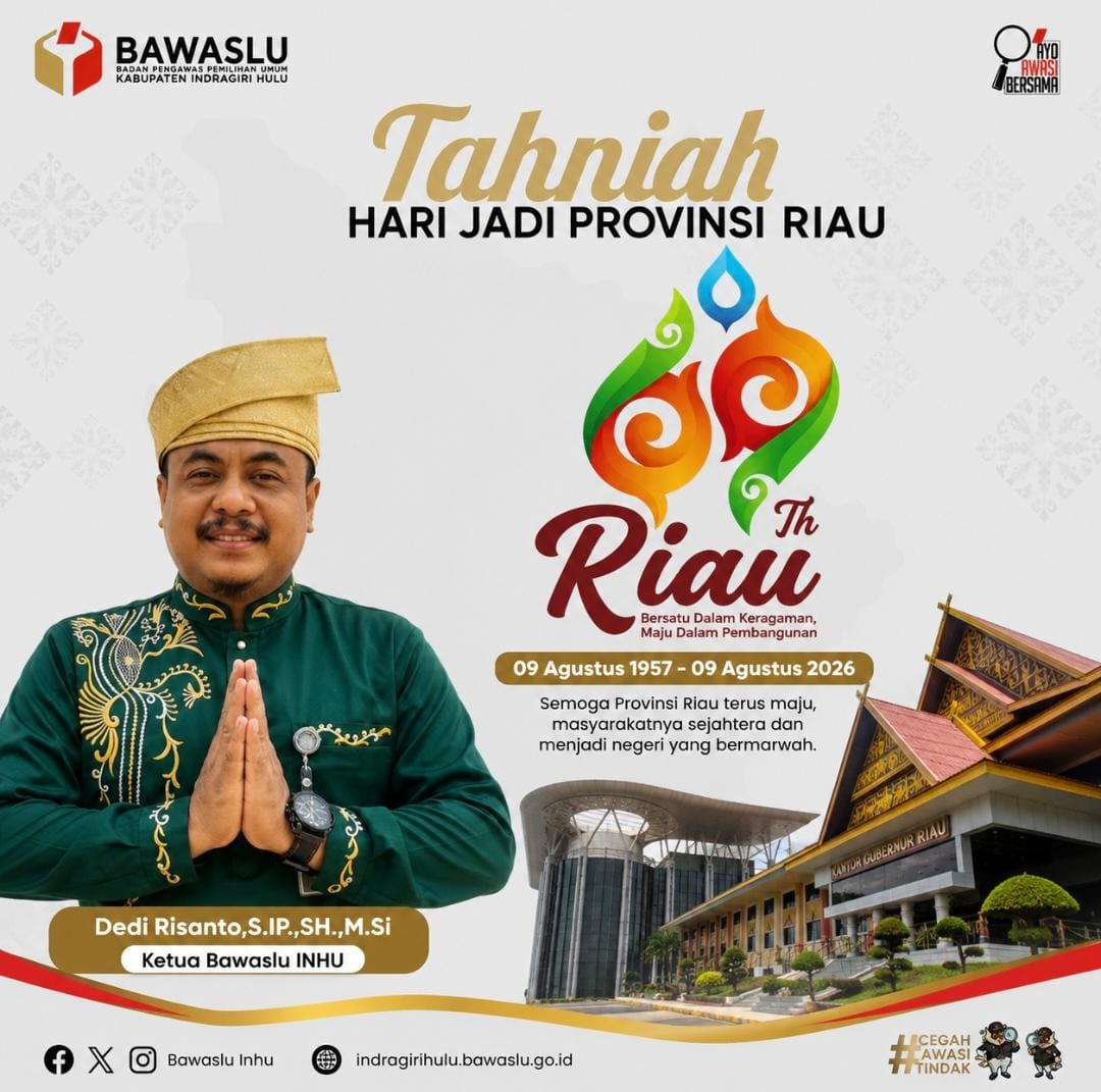 Ketua Bawaslu INHU Dedi Risanto