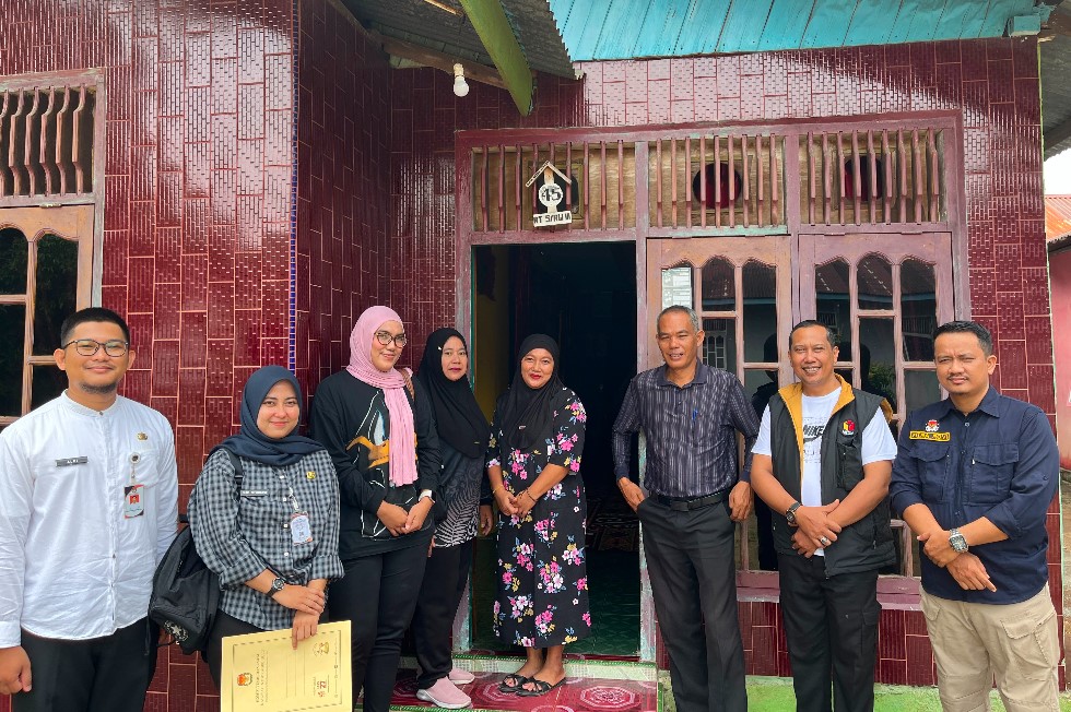 Anggota Bawaslu INHU Said M Affandi saat melakukan Pengawasan Coktas PDPB Triwulan III Tahun 2026