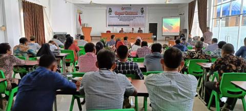 Rapat Evaluasi Pengawasan Coklit bagi bawaslu Kabupaten dan panwaslu Kecamatan se kabupaten INHU