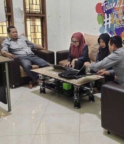 Anggota Bawaslu INHU Said M Affandi Pada saat Rapat Evaluasi Rekrutmen Pendidikan Pengawas Partisipatif (P2P) 2026