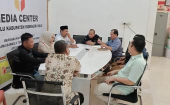 Kunjungan KPU INHU Ke kantor Bawaslu INHU Bahas Pemutakhiran Data Pemilih Berkelanjutan (PDPB) 