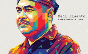 Ketua Bawaslu INHU Dedi Risanto